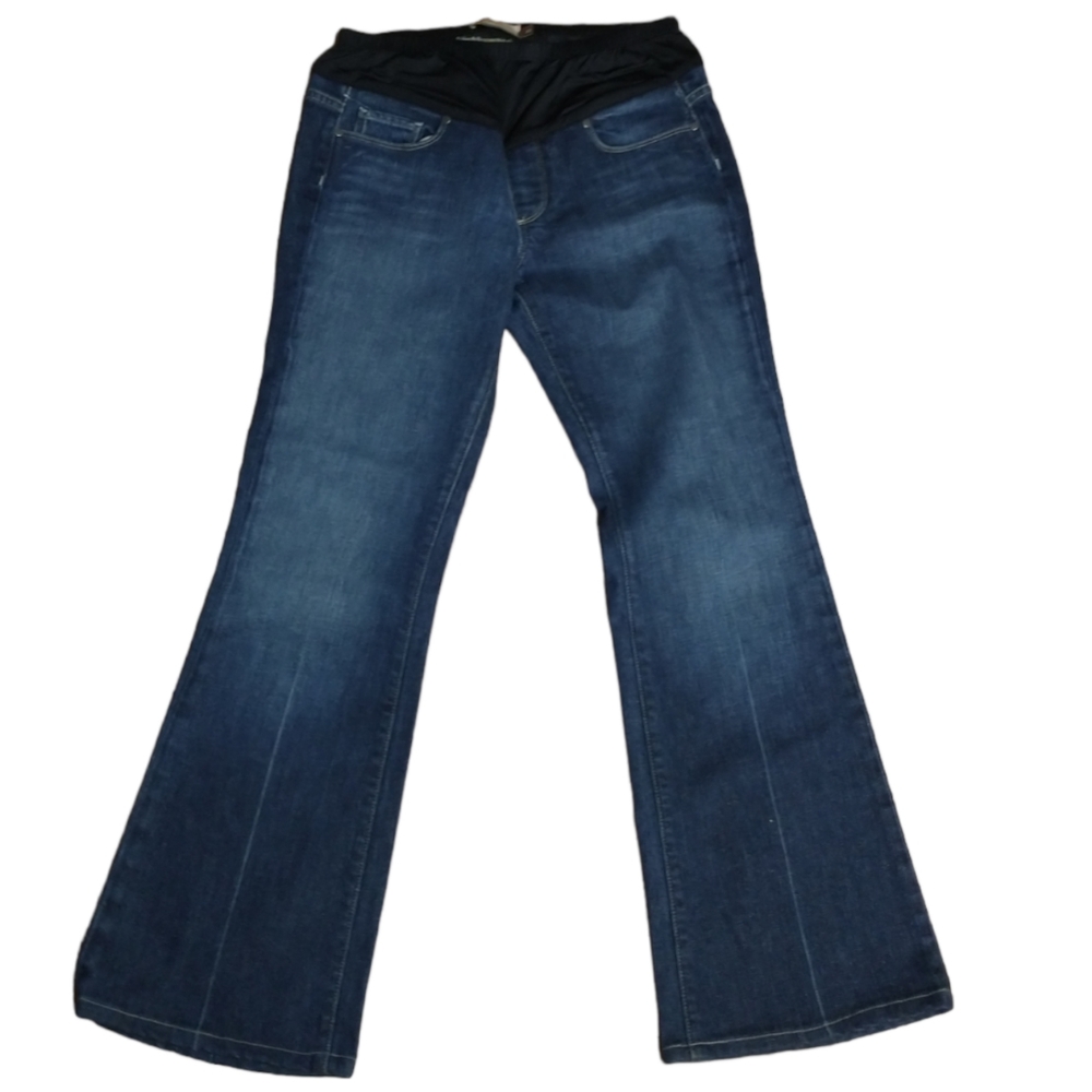 Paige Premium Denim Laurel Canyon Flare Maternity Jeans Size 30